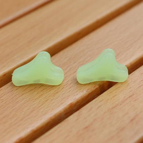 10 шт., светящиеся пряжки для ветровой веревки для кемпинга, светящиеся в темноте пластиковые треугольные пряжки, регулятор веревки для палатки, безопасная пряжка, аксессуары для уличной палатки