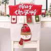 Christmas Chair Decoration Set Home Christmas Decoration Cartoon Chair Set Christmas Decoration Supplies Christma Chair Cover
