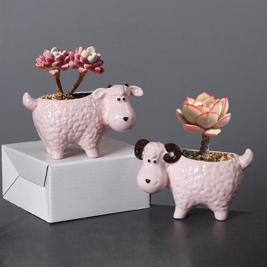 Yousheng Cartoon Sheep Candle Holder Votive Tealight Candle Stand Living Room Bathroom Candlestick Decoration Table Centerpiece Ornament