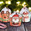 50Pcs Christmas Cupcake Linner Cartoon Santa Claus Muffin Paper Cups Christmas Party Cake Decoration Supplies Kids Favors