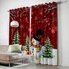 Christmas Window Curtains Decor For Home Bedroom Kitchen Living Room Christmas Ornament Xmas Gifts Navidad Natal New Year 2023