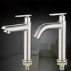 Washbasin Single Cold Water Faucet Household 304 Stainless Steel Ceramic Basin Washbasin Single Cold Water Faucet