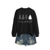 New Creative Fashion Sweatshirt Autumn Women's Sweatshirt Autumn and Winter Women's Thickened Sweatshirt Jacket Winter Large Size Sweatshirt