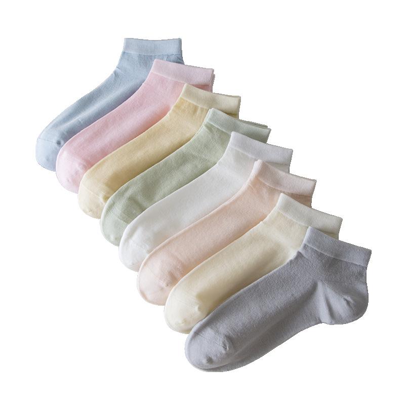 5 Pairs of Mulberry Silk Socks Women's Summer Thin Socks Sweat Absorbent Breathable Anti-pilling Anti-odour Antibacterial Boneless Socks