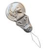 100Pcs Compact Durable Aluminum Needle Threaders Silver Color Wire Loop DIY Household Supplies