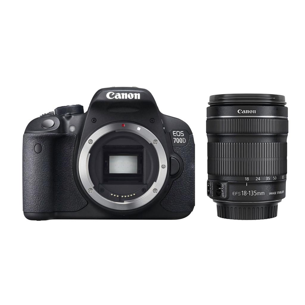 Canon Зеркальная фотокамера EOS 700D + зум-объектив EF-S 18-135 мм f/3.5-5.6 IS STM