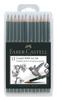 Faber-Castell 9000 Graphite Art Pencil Set In Slim Flexi Case (8H-2H, 12 Pencils)