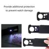 Compact Jewelry Magnifier LED Illuminated Loupe Foldable Jewelry Magnifier Easy Carrying for Diamonds & Coin Collection