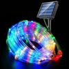 Rainbow 120 LED, 12m Outdoor Solar Neon Tube Lights, Waterproof Decorative Fairy Strip Lights