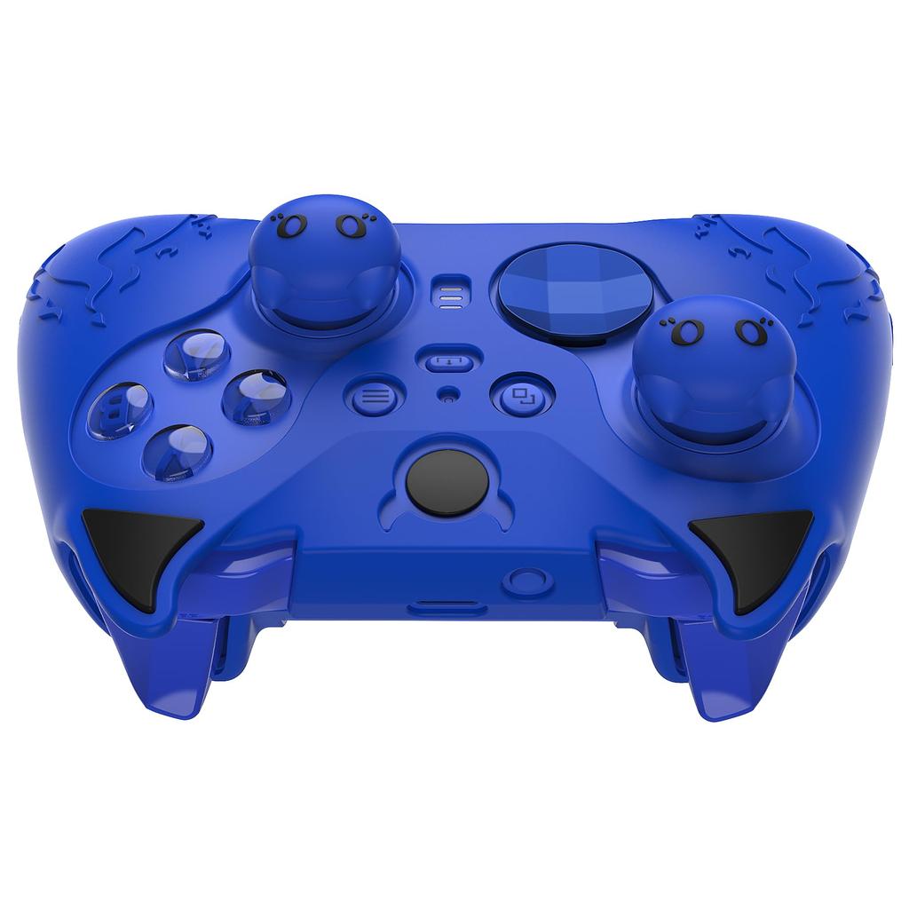 PlayVital Cute Demon Silicone Cover for Xbox Elite Wireless Controller Series 2, Includes Thumb Grip Caps (Blue)