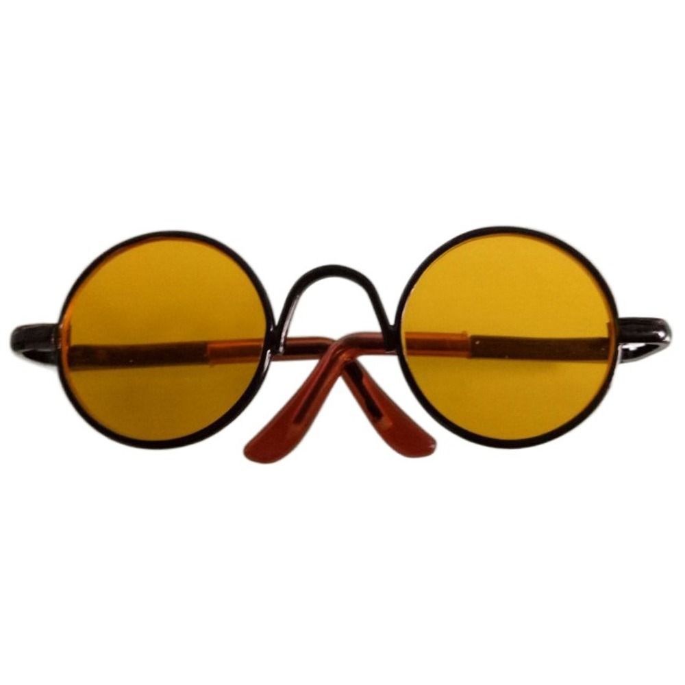 Plush Doll Accessories Plush Doll Eyeglasses For 10/15cm Dolls Cute Heart Frame Glasses Clothes