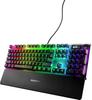 Apex Pro JP 64629 Wired Gaming Keyboard with Japanese Magnetic Hall Effect OmniPoint and OLED Display Layout, Sensor, Switches