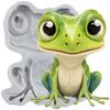 Frog Silicone Molds Frog Fondant Mold Cake Decorating Tools Cupcake Topper Chocolate Craft Gum Paste Polymer Clay