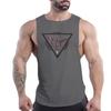 Summer Adult Men'S Fitness Outdoor Recreational Sports Crew-Neck Vest Creative Pattern 2d Print Multi-Color Sleeveless Shirt