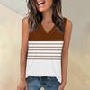 Tank Top Women Casual Printed Soft Summer V Neck Sleeveless Tops