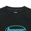 Li-Ning Letter Print Fashion Loose Versatile Round Neck Short Sleeve T-Shirt Casual Sports Suit Unisex Tops AHST465-2+AKSV843-1