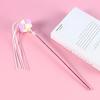 Cute Pet Cat Toys Fairy Funny Cat Stick Feather Ribbon Bite-resistant Funny Cat Stick with Bell Toy  Cat Toy Cat Dancer Wand