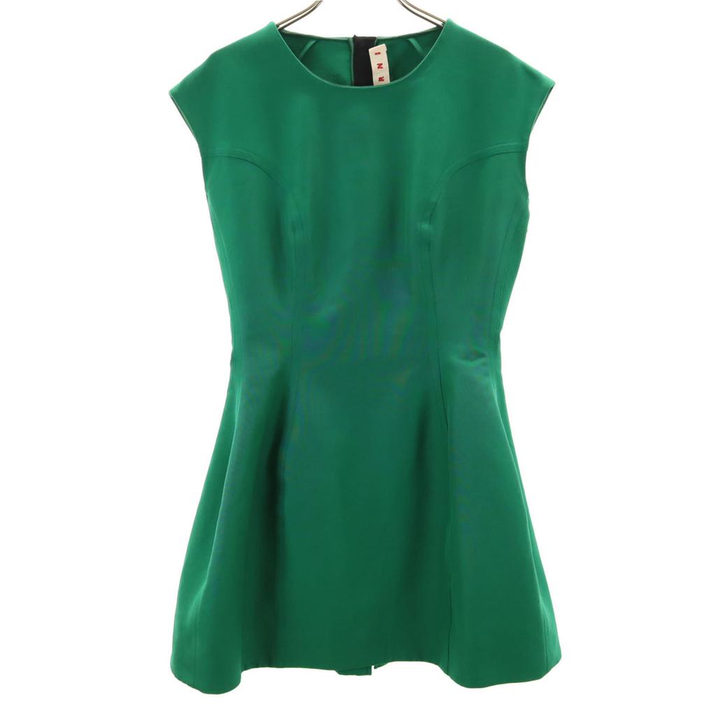 Marni Made In Italy No Sleeve One Piece 36 Green Women Used