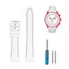 20mm Watch Band for and Rubber Watch Band with Silicone Waterproof and Includes Adjustment Tool and Spring Omega, Swatch, MoonSwatch, Omega,
