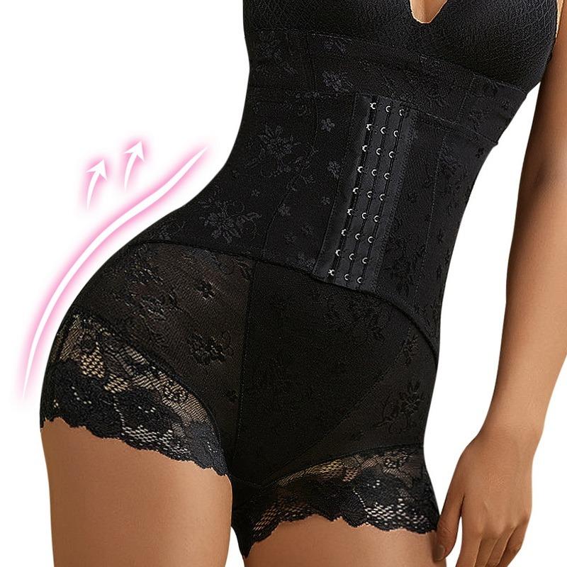 Women Waist Trainer Butt Lifter Body Shaper Slimming Underwear High Waist Tummy Control Panties Shapewear Sexy Lace Shaper Panty
