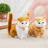 Creative Plush Cats with Sound Cute Stuffed Animals Doll Imitation Cat Plush Doll Kids Gift