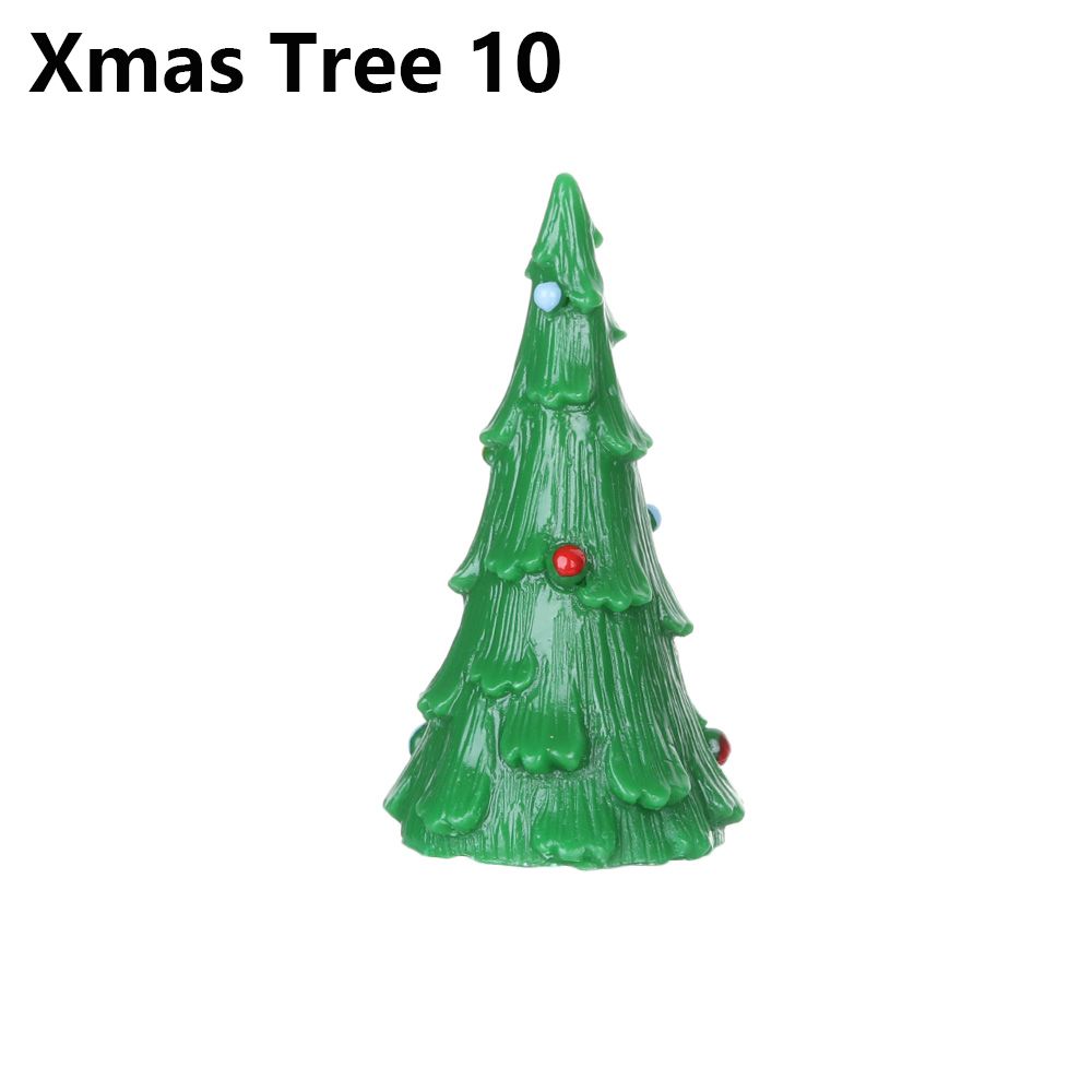 Toys Bonsai Decor Fairy Garden Deer Santa Claus Miniature Snowman Christmas Figurines Xmas Tree