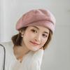 Hat Winter Women's Fashion Beret Cap Elegant Beret for Female Cotton Wool Hats Cap