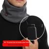 Unisex USB Heated Three-Speed Electric Fleece Scarf for Neck Warmer and Cold Protection