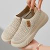 Shoes Women's Versatile Spring Fly-woven Breathable Non-smelly Feet Casual Shoes Soft-soled Sports Shoes Mesh Breathable Women's Shoes
