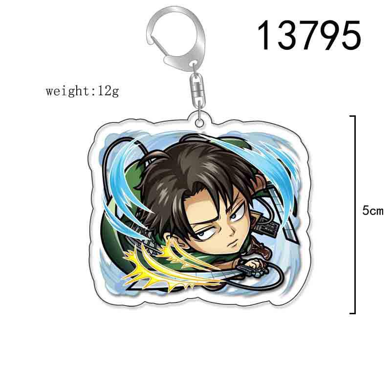 Attack On Titan Acrylic Keychain Pendant - Creative Anime Jewelry Gift