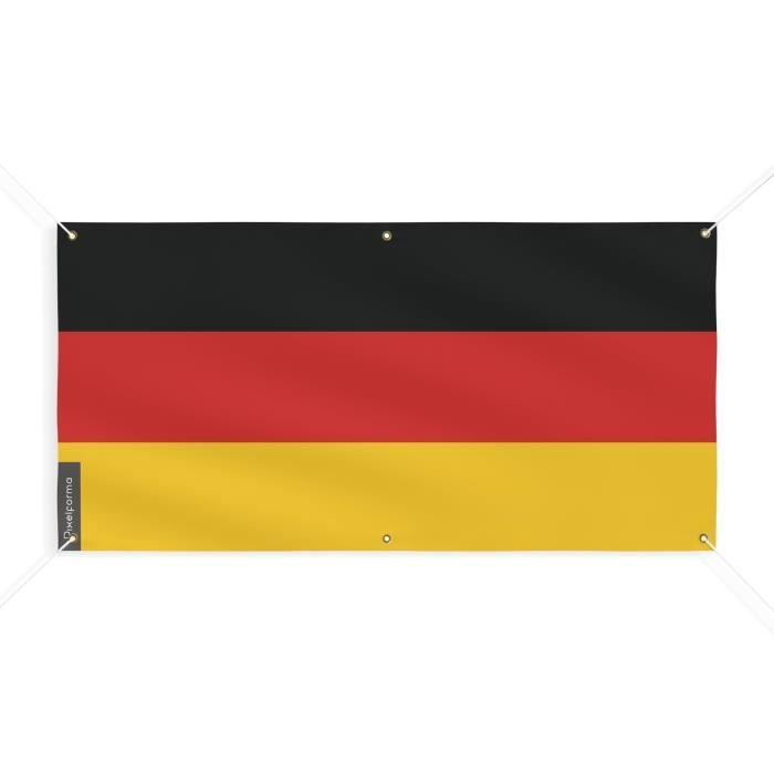 Bannière Drapeau De l'Allemagne 6 Oeillets 70x140cm En Polyester