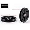 Fitness Equipment Parts Nylon Pulley Cable Machine Part Nylon Bearing Durable Pulley Wheel