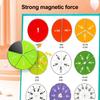 Magnetic Score Book for Students Visual Interactive Learning Tool with Strong Magnets Educational Fraction Puzzle for Classroom And Travel