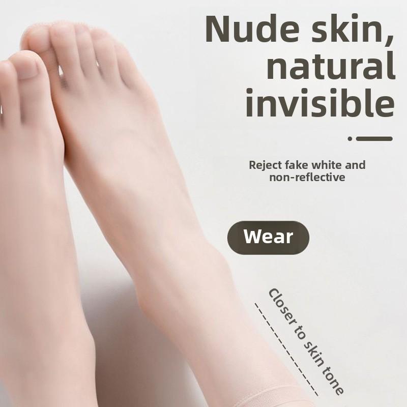 10 пар женских летних тонких нескользящих массажных носков для ног с кристаллами