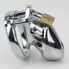 Male Padlock Chastity Cock Cage Lock for Men Belt