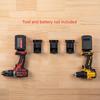 5pcs Power Tool Battery Holder Mount Stand Fits For Milwaukee 18V 2-in-1 Battery