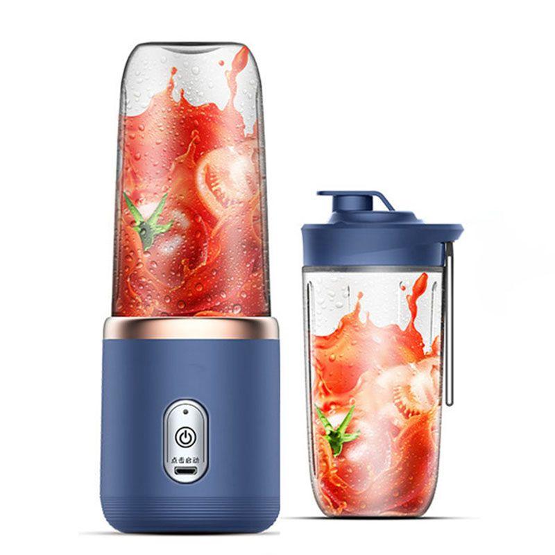 400ml Portable Electric Juicer 6 Blades Fruit Juice Cup USB Rechargeable Automatic Small Juicer Smoothie Blender Machine Food Processor