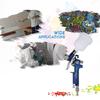 1.0mm Mini HVLP Air Sprayer Airbrush Kit Touch-Up Paint Spraying Tool Gravity-Feed Air Brush Set
