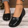 2024 New Fashion Solid Color Hot-selling Women's Flat Shoes Shallow Mouth Comfortable Outer Wear Women's Shoes Round Toe