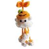 Halloween Crochet Kit Crochet Ghost Bag Charm DIY Kit Crochet Project Ghost Hanging Decoration Craft Set for Crochet Lovers