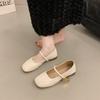 High Temperament Mary Jane Shoes Women's New Square Head Versatile Fashion Single Shoes Gentle with Skirt Princess Shoes