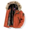 Winter Jacket for Men Windproof Thick Parka Coat Warm Cargo Military Jackets With Faux Fur Lined Men's Multiple Pockets Work Hooded Thermal Outerwear