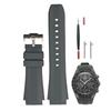 Sibehill 20mm Replacement Silicone Watch Band for Omega and X, Swatch, MoonSwatch, Speedmaster.