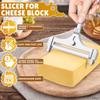 1PCS Stainless Steel Cheese Slicer Adjustable Thickness Butter Cutter Soft and Semi-Hard Kitchen Cooking Tools Cheddar Gadgets Grater