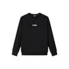 Fila Casual Crew Neck Long Sleeve Sweatshirt Unisex Sweatshirt Black F51U338299RBK