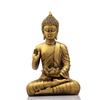 New Sitting Buddha Statue Showpiece Idol Home Decor Items for Living Room and Gifts (Golden 4)
