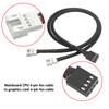 4PIN Black Mainboard Fan Cable Y Splitter PWM Fan Cable Line Computer PC Fan Power Extension Cable Adapter Cable