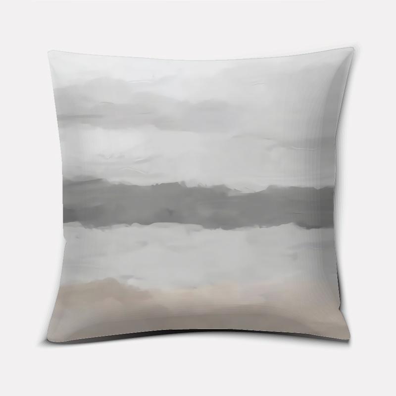 Oil Painting Scenery Series Pattern Decoration Pillowcase Square Pillowcase Home Office Decoration