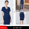 Professional Women's Short Sleeve Suit for Reception & Salon Staff