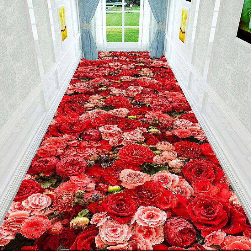 Modern Luxury Abstract Hallway Carpet Non-slip Corridor Aisle Runner Home Living Room Decor Stairway Rug Kitchen Floor Mat